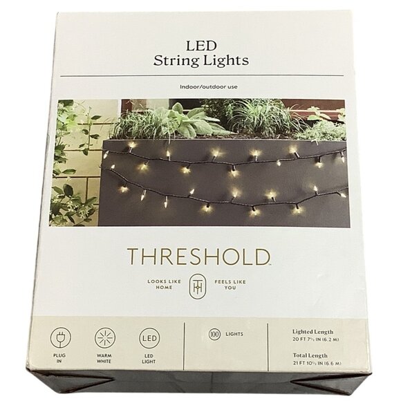 4 Threshold LED String Lights For Indoor/Outdoor Use - 20ft/19ft L 400 Lights - Picture 5 of 5